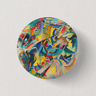 Chapa Redonda De 2,5 Cm Improvisación Klamm de Kandinsky