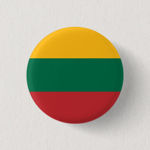Chapa Redonda De 2,5 Cm Indicador Lituania (lituano)