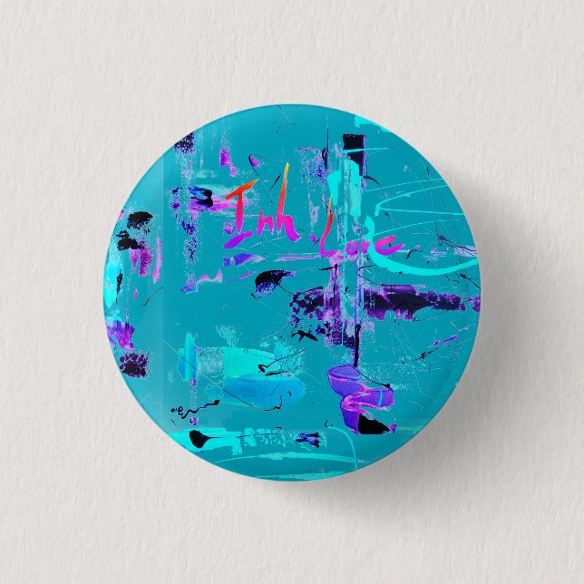 Chapa Redonda De 2,5 Cm Inh. Love... 2 (Anverso)