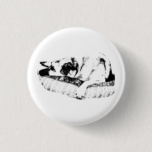 Chapa Redonda De 2,5 Cm Ink Lounge, Graphic Badge Flair