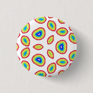 Chapa Redonda De 2,5 Cm Insignia arcoiris