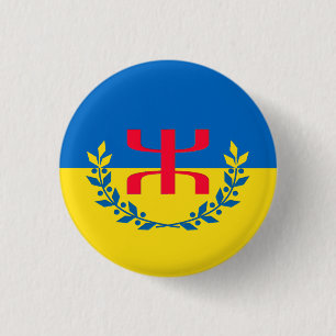 Chapa Redonda De 2,5 Cm Insignia cabila de Heidzer