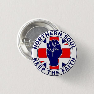 Chapa Redonda De 2,5 Cm Insignia de alfiler del norte