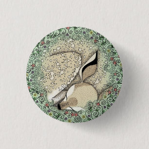 Chapa Redonda De 2,5 Cm Insignia de Amanecer Dormido