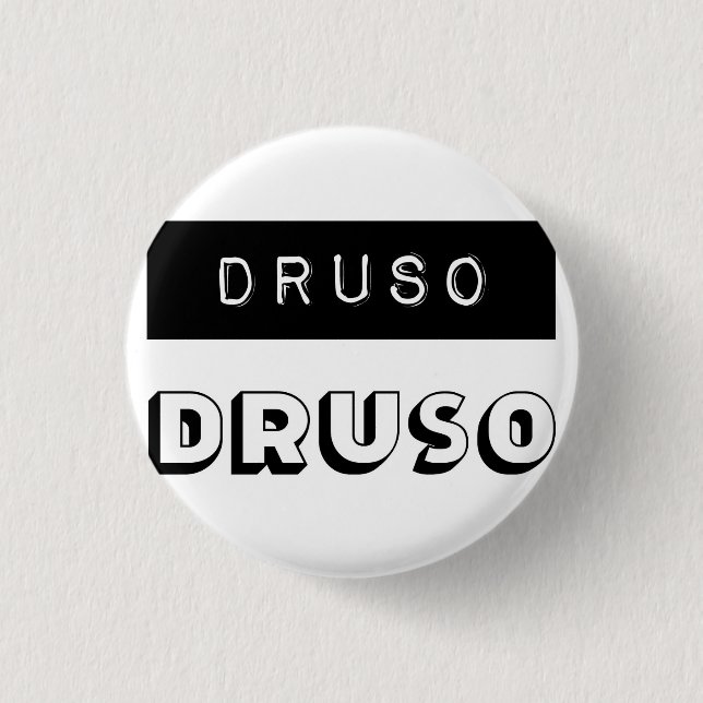 Chapa Redonda De 2,5 Cm Insignia de Druso (Anverso)