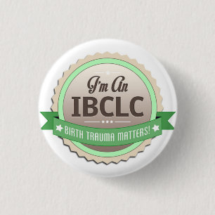 Chapa Redonda De 2,5 Cm Insignia de IBCLC