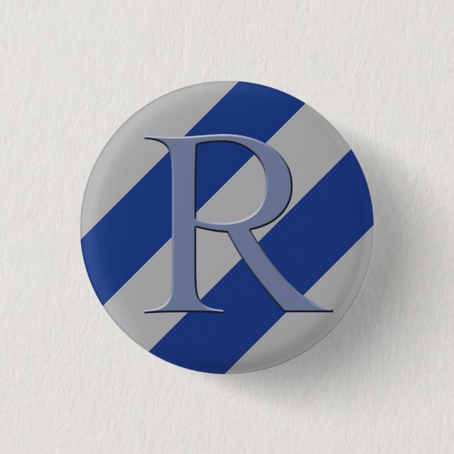 Chapa Redonda De 2,5 Cm Insignia de la casa del cuervo (Anverso)