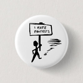 Chapa Redonda De 2,5 Cm insignia de la protesta