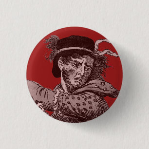 Chapa Redonda De 2,5 Cm Insignia de Ned Ludd (Luddite)