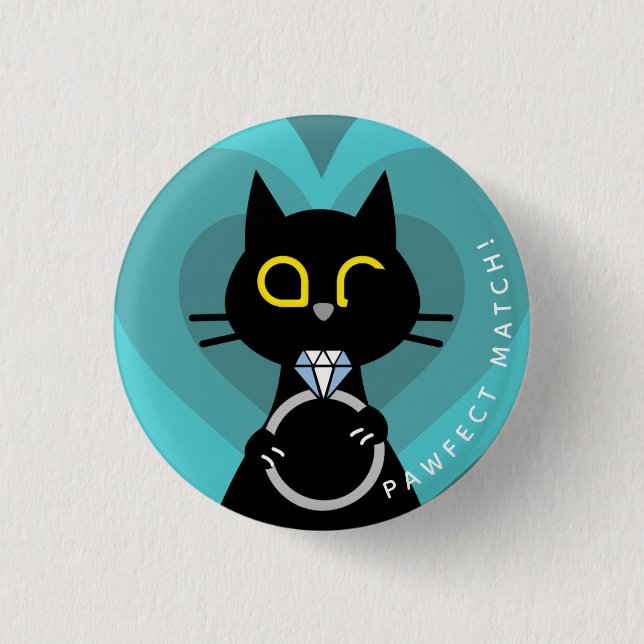 Chapa Redonda De 2,5 Cm Insignia de propuesta de Kuro Catto - Compromiso G (Anverso)