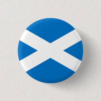 Chapa Redonda De 2,5 Cm Insignia de Saltire