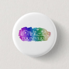 Chapa Redonda De 2,5 Cm Insignia de Tooniverse