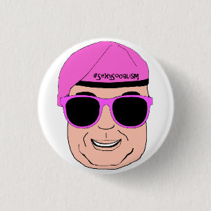 Chapa Redonda De 2,5 Cm insignia del @AngrySalmond
