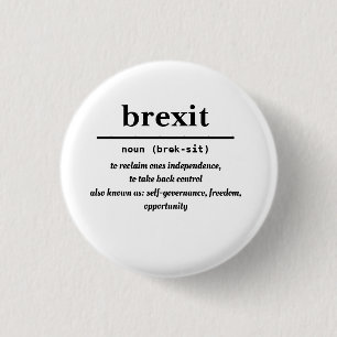 Chapa Redonda De 2,5 Cm insignia del brexit