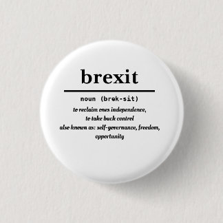 Chapa Redonda De 2,5 Cm insignia del brexit