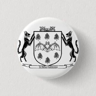 Chapa Redonda De 2,5 Cm Insignia del escudo de armas del vampiro