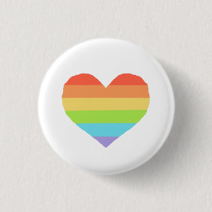Chapa Redonda De 2,5 Cm Insignia del orgullo arcoiris