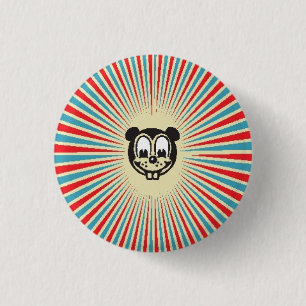 Chapa Redonda De 2,5 Cm Insignia del oso