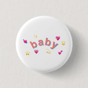 Chapa Redonda De 2,5 Cm Insignia del Pin del bebé