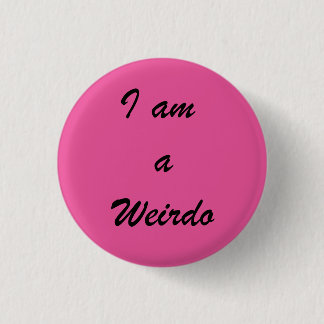 Chapa Redonda De 2,5 Cm insignia del weirdo