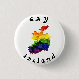 Chapa Redonda De 2,5 Cm Insignia GAY de Irlanda