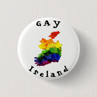 Chapa Redonda De 2,5 Cm Insignia GAY de Irlanda