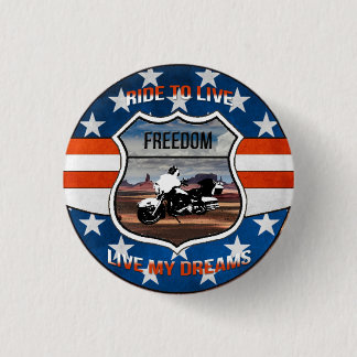 Chapa Redonda De 2,5 Cm Insignia PassionRider