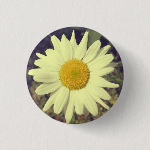 Chapa Redonda De 2,5 Cm Insignia redonda De Flower Power 3 Cm