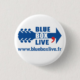 Chapa Redonda De 2,5 Cm Insignia Redondo Blue Caja Live