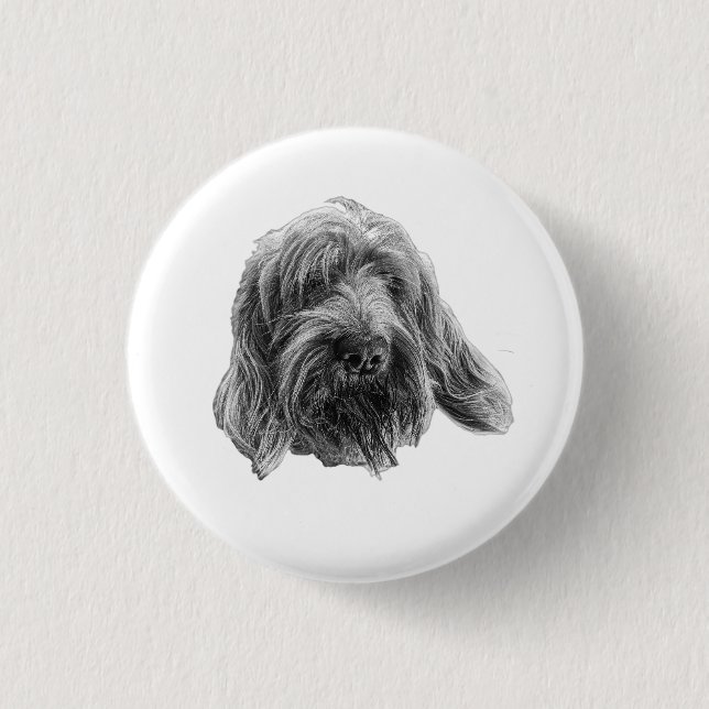 Chapa Redonda De 2,5 Cm Insígnia Rústica Spinone (Anverso)