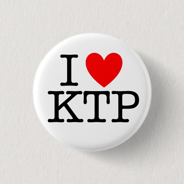 Chapa Redonda De 2,5 Cm Insignias de KTP (Anverso)