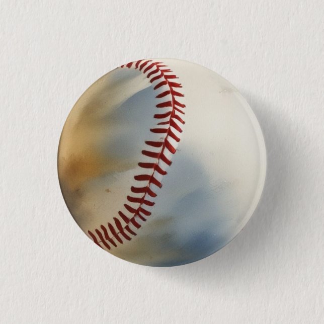 Chapa Redonda De 2,5 Cm Inspirador de béisbol (Anverso)