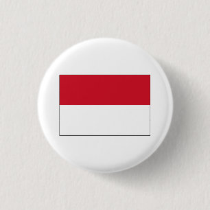Chapa Redonda De 2,5 Cm International de la BANDERA de Indonesia