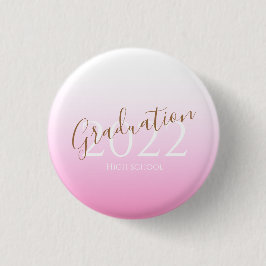 Chapa Redonda De 2,5 Cm Invitación de foto personalizada moderna y trendy
