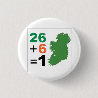 Chapa Redonda De 2,5 Cm Irlanda 26+6=1 Retorno de la República Irlandesa U