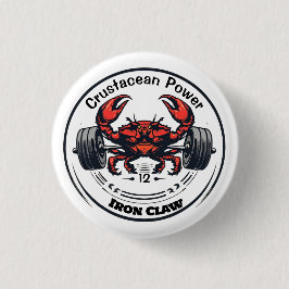 Chapa Redonda De 2,5 Cm Iron Claw