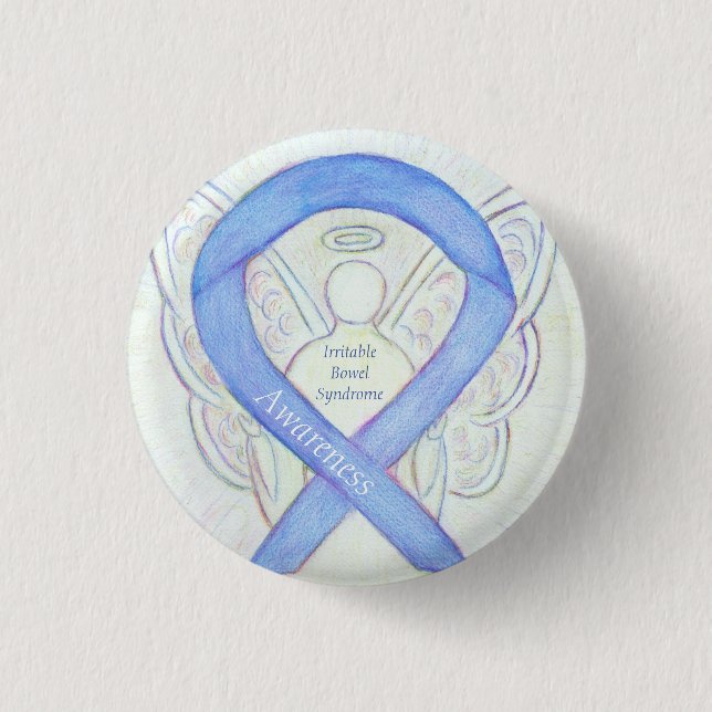 Chapa Redonda De 2,5 Cm Irritable Síndrome Bowl Sensibilización Cinta IBS  (Anverso)