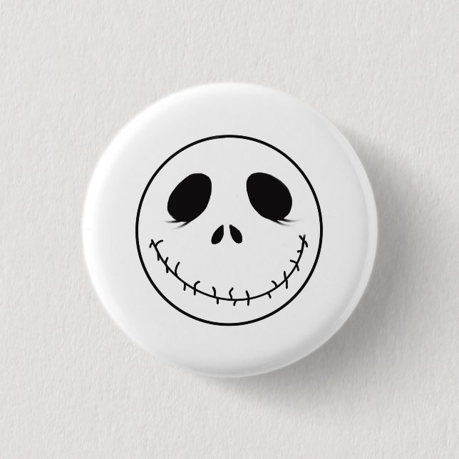 Chapa Redonda De 2,5 Cm ¡Jack Skellington! (Anverso)