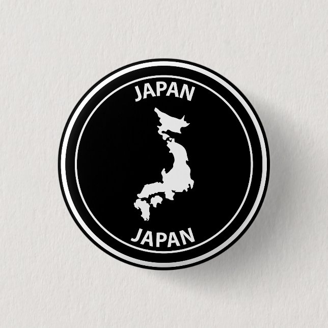 Chapa Redonda De 2,5 Cm Japón (Anverso)