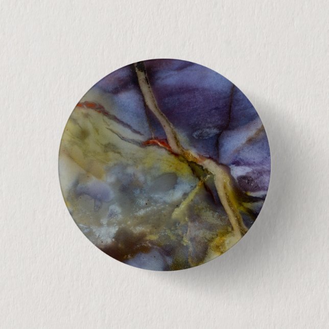 Chapa Redonda De 2,5 Cm Jasper morado (Anverso)