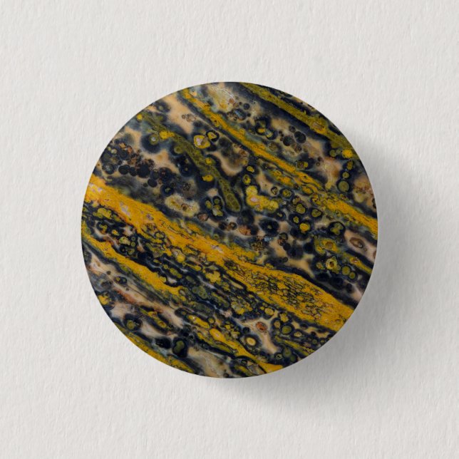 Chapa Redonda De 2,5 Cm Jasper Océano (Anverso)