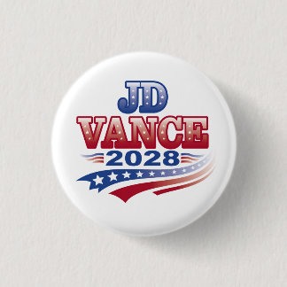 Chapa Redonda De 2,5 Cm JD Vance 2028 (ssol)