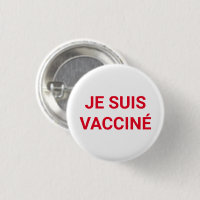 Je suis vacuné, lengua francesa blanca roja