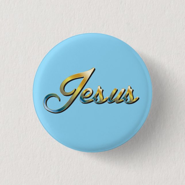 Chapa Redonda De 2,5 Cm Jesús (Anverso)