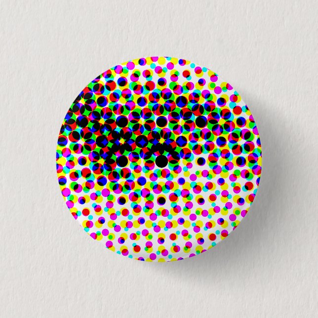 Chapa Redonda De 2,5 Cm Jezebel Eyes (Anverso)