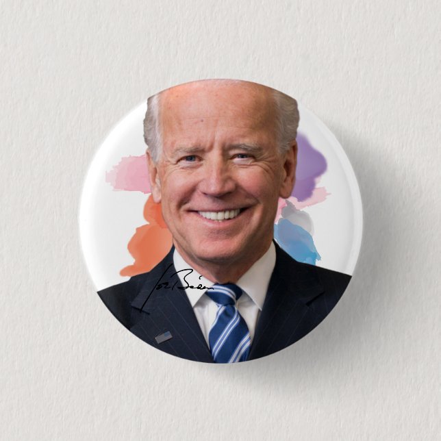 Chapa Redonda De 2,5 Cm Joe Biden - Kamala Harris 2020 (Anverso)