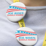 Chapa Redonda De 2,5 Cm Joe Biden Kamala Harris por América<br><div class="desc">Joe Biden Kamala Harris botón Bandera Americana 2020 para los candidatos fiestas democráticos. Vota a demócrata en las elecciones de 2020 para elegir a Biden para presidente. Diseño de la bandera estadounidense de Guay.</div>