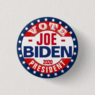 Chapa Redonda De 2,5 Cm Joe Biden para Presidente