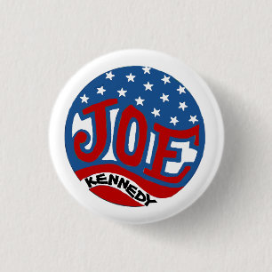 Chapa Redonda De 2,5 Cm Joe Kennedy