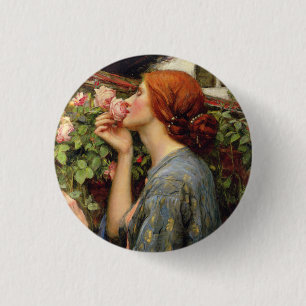 Chapa Redonda De 2,5 Cm John William Waterhouse